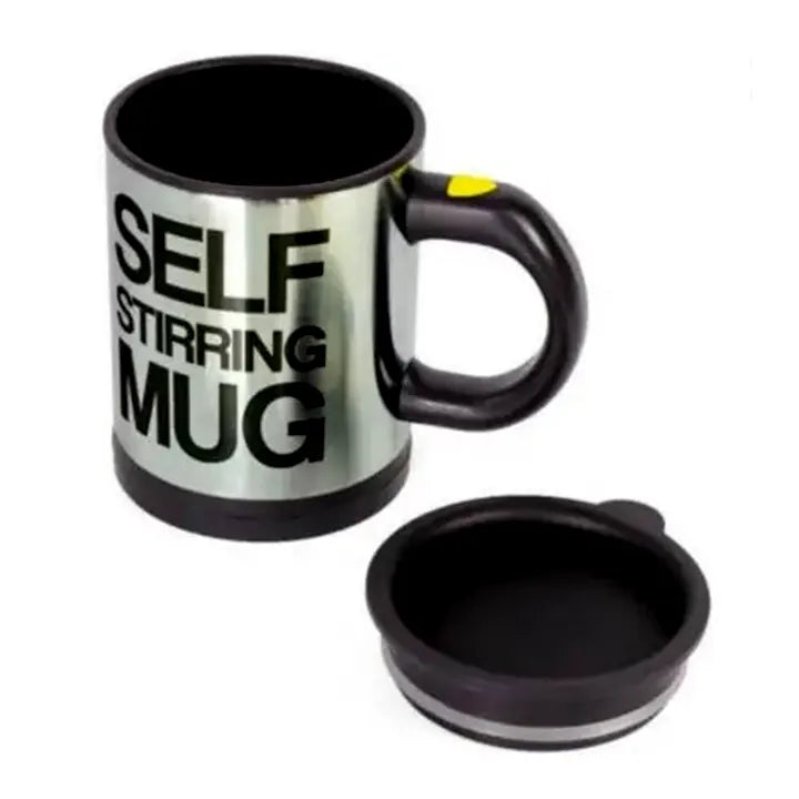 Self Stirring Mug | Electric High Speed Mixing Cup | 13.5oz Self Stirring Coffee Mug | Glass Automatic Stirring Cup for Coffee | Milk | Protein Powder at Home | Office | Travel