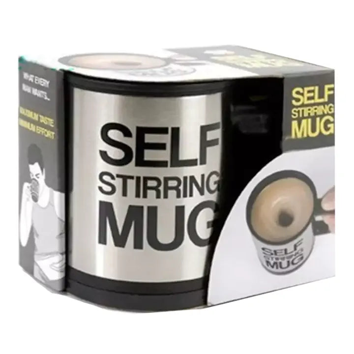 Self Stirring Mug | Electric High Speed Mixing Cup | 13.5oz Self Stirring Coffee Mug | Glass Automatic Stirring Cup for Coffee | Milk | Protein Powder at Home | Office | Travel