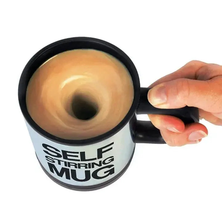 Self Stirring Mug | Electric High Speed Mixing Cup | 13.5oz Self Stirring Coffee Mug | Glass Automatic Stirring Cup for Coffee | Milk | Protein Powder at Home | Office | Travel