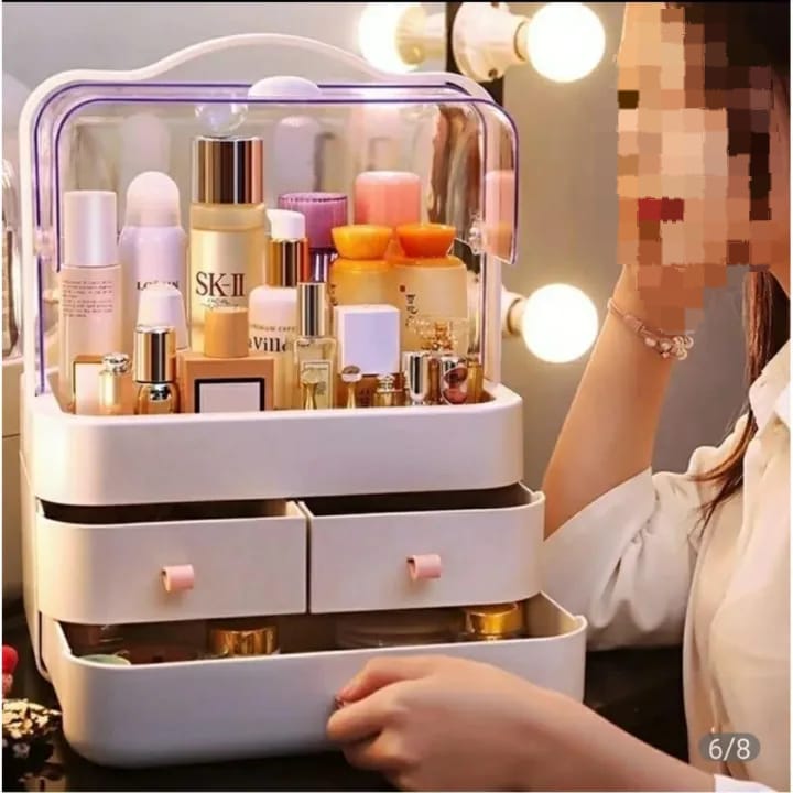 Makeup Organizer Storage Drawers, Cosmetic Organizers Acrylic, Skincare Organizer for Dresser.