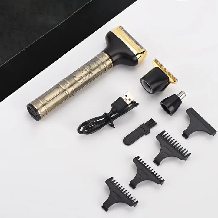 TRIMUX 3 in 1 PROFESSIONAL T9 DRAGON STYLE TRIMMER FOR MEN | Usb Rechargeable | Outline Edger Beard Trimmer | GROOMING KIT FOR MEN