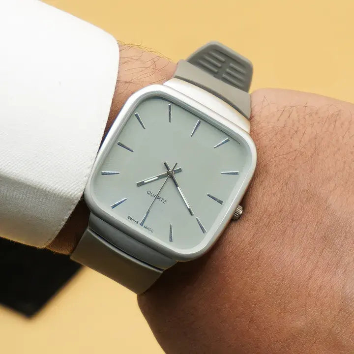 Unique Square Dial Casual Watch for Mens and Boys Classical Edition Business Watch for Gents
