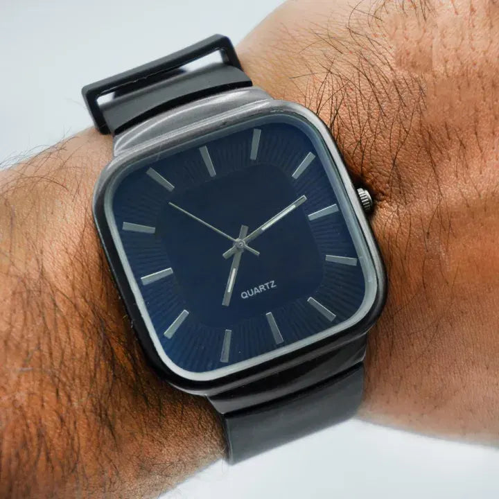 Unique Square Dial Casual Watch for Mens and Boys Classical Edition Business Watch for Gents