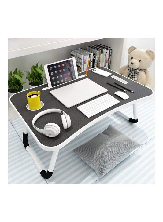 FoldX Desk | Foldable Study & Laptop Table | Cup Holder & Tablet Slot