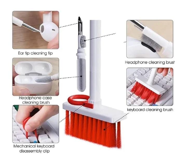 7-in-1 Multi-Function Cleaning Brush Set | Keyboard, Headphones, Earbuds & Electronics Cleaning Tool