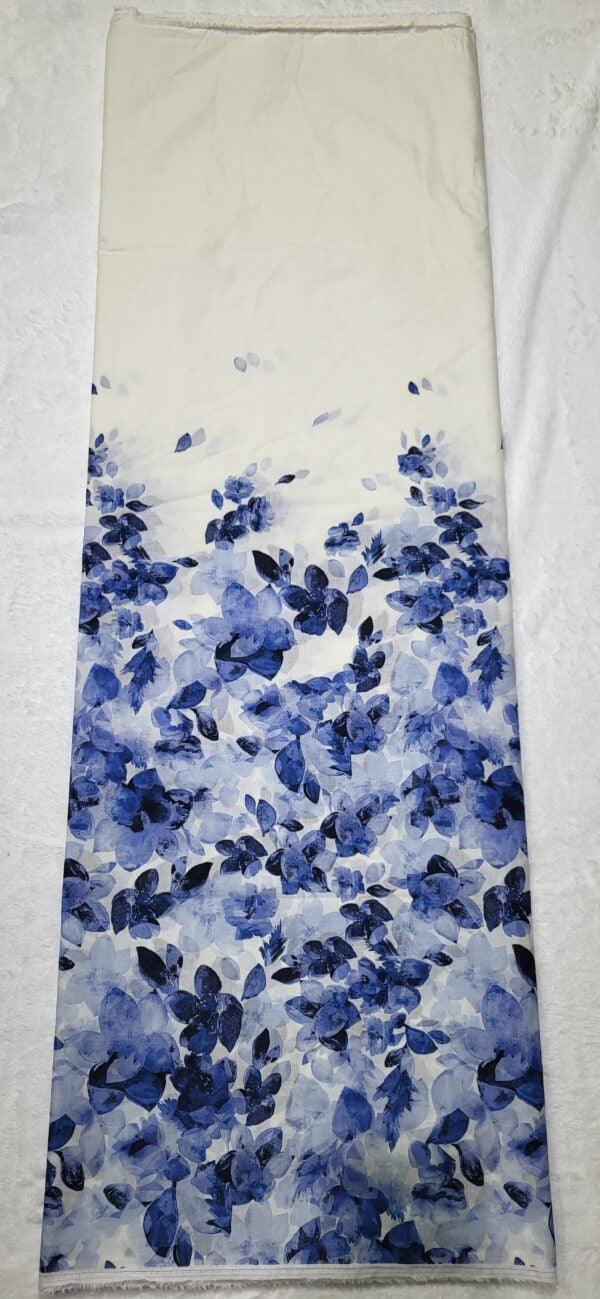 Premium Digital Printed Lawn Fabric – 2-Piece Unstitched Co-Ord Set (3.5 Yards)